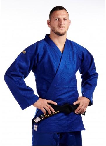 Ippon Gear Olympic IJF Premium Лицензионное синее кимоно